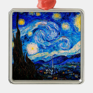 Adorno Metálico La noche estrellada de Vincent Van Gogh