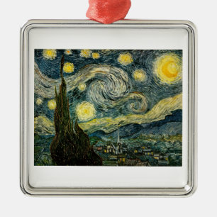 Adorno Metálico La noche estrellada de Vincent van Gogh (1889)