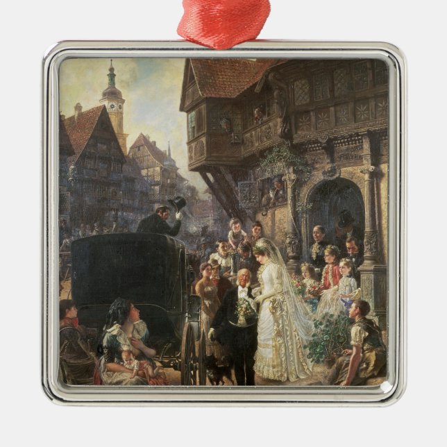 Adorno Metálico La novia, siglo XIX (Frente)