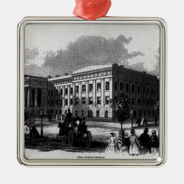 Adorno Metálico La oficina de patentes (Frente)