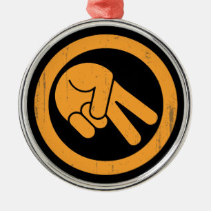 Adorno Metálico La onda