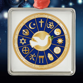 Adorno Metálico La paloma de la paz