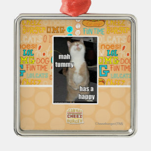 Adorno Metálico La panza del Mah tiene un feliz