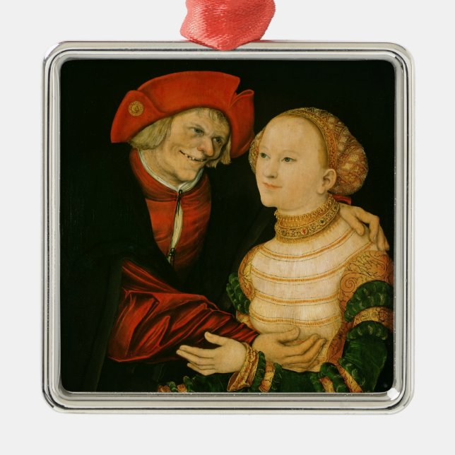 Adorno Metálico La pareja maltratada (Frente)