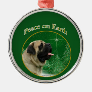 Adorno Metálico La paz de Mastiff (fawn)