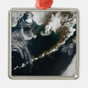 Adorno Metálico La península de Alaska y las islas Aleutianas