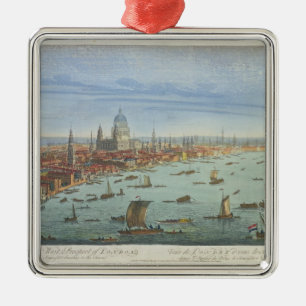 Adorno Metálico La perspectiva del oeste del sur de Londres, de