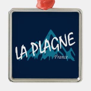 Adorno Metálico La Plagne Francia Montañas