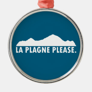 Adorno Metálico La Plagne Francia Por favor