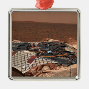 Adorno Metálico La plataforma de aterrizaje del vagabundo