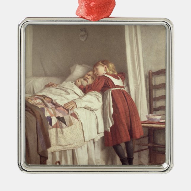 Adorno Metálico La poca enfermera del abuelo (Frente)