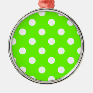 Adorno Metálico La polka verde limón hace el diseño de las uñas pa