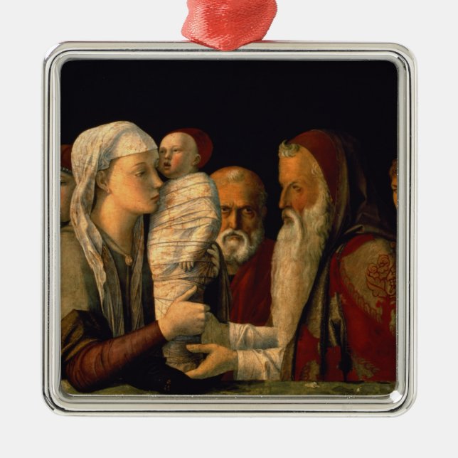 Adorno Metálico La presentación de Jesús en el templo (Frente)