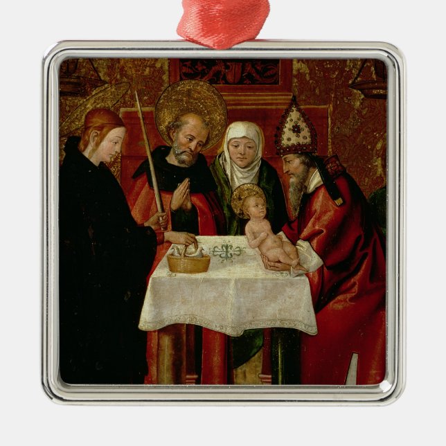 Adorno Metálico La presentación de la circuncisión en el templo (Frente)