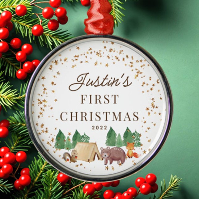 Adorno Metálico La primera Navidad de los animales de Woodland (Subido por el creador)