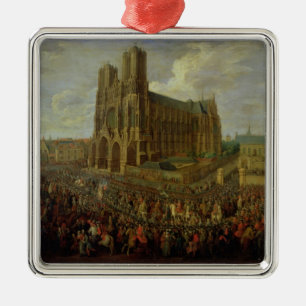 Adorno Metálico La procesión de rey Louis XV