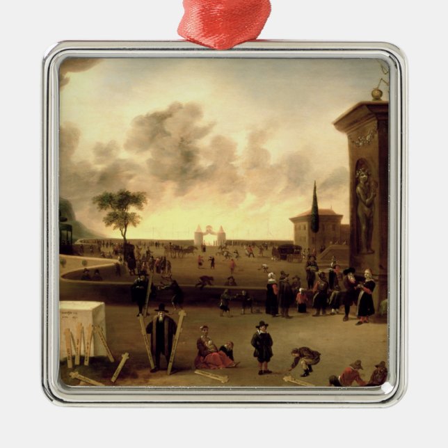 Adorno Metálico La puerta estrecha al cielo (Frente)