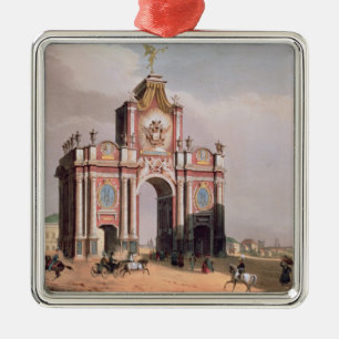 Adorno Metálico La puerta roja en Moscú