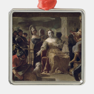 Adorno Metálico La reina de Sheba antes de Solomon