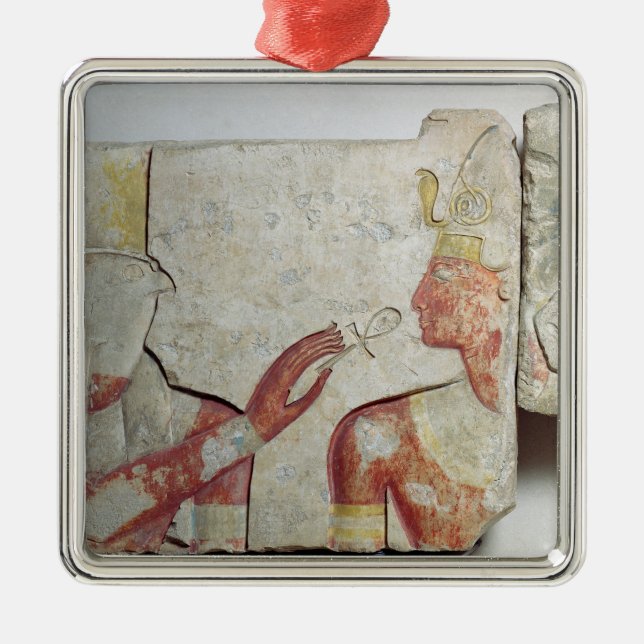 Adorno Metálico La reunión del Pharaoh y del Horus (Frente)