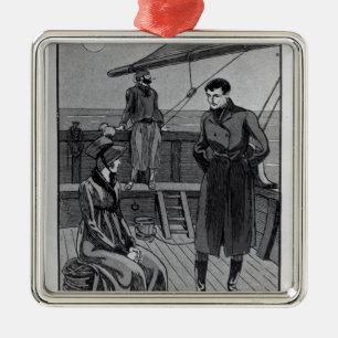 Adorno Metálico La reunión entre Orso y Srta. Nevil encendido