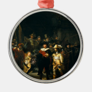 Adorno Metálico La Ronda de Noche - Rembrandt