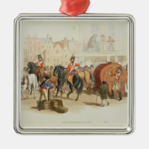 Adorno Metálico La rueda de lotería, grabada por el artista, 1805