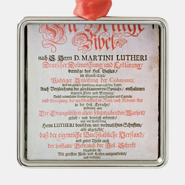 Adorno Metálico La Sagrada Biblia, vol. I., 1681 (Frente)