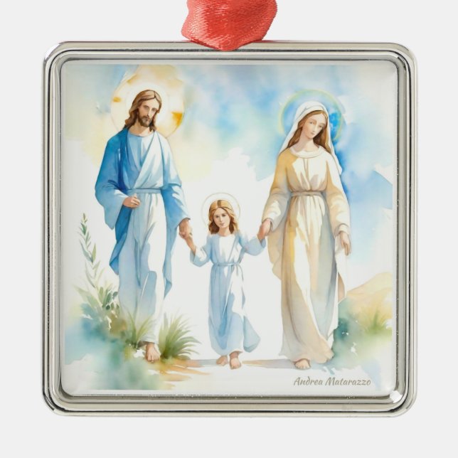 Adorno Metálico La sagrada familia (Frente)