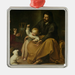 Adorno Metálico La Sagrada Familia con el Pájaro Pequeño, c.1650