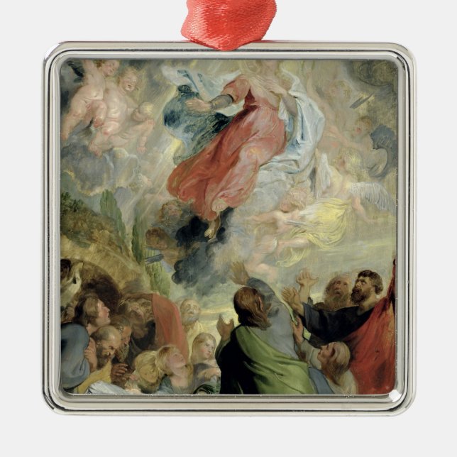 Adorno Metálico La suposición del Virgen María (Frente)