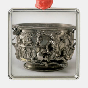 Adorno Metálico La taza del Centaur, Gallo-Romana, del Berthouvill