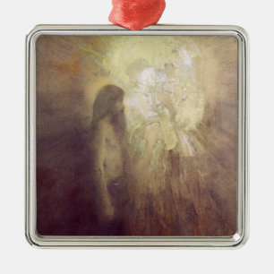 Adorno Metálico La tentación de St Anthony, 1883