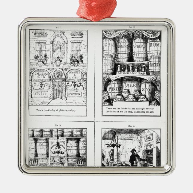 Adorno Metálico La tienda de la ginebra (Frente)