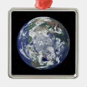 Adorno Metálico La tierra completamente encendida se centró en el