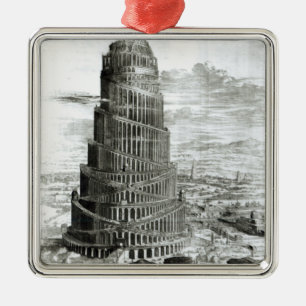 Adorno Metálico La torre de Babel, 1679