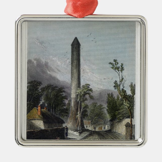 Adorno Metálico La torre redonda de Clondalkin (Frente)