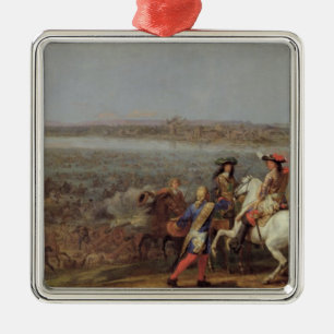 Adorno Metálico La travesía del Rin, el 12 de junio de 1672