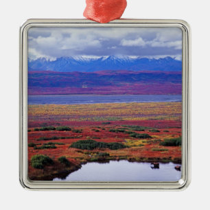 Adorno Metálico La tundra del Parque Nacional Denali a finales
