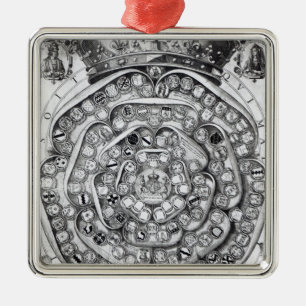 Adorno Metálico La unión de los rosas de las familias