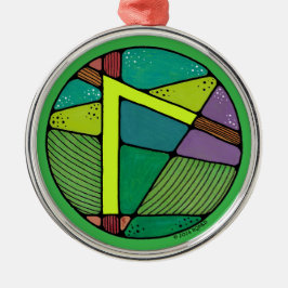 Adorno Metálico La vida de Art Nouveau Laguz