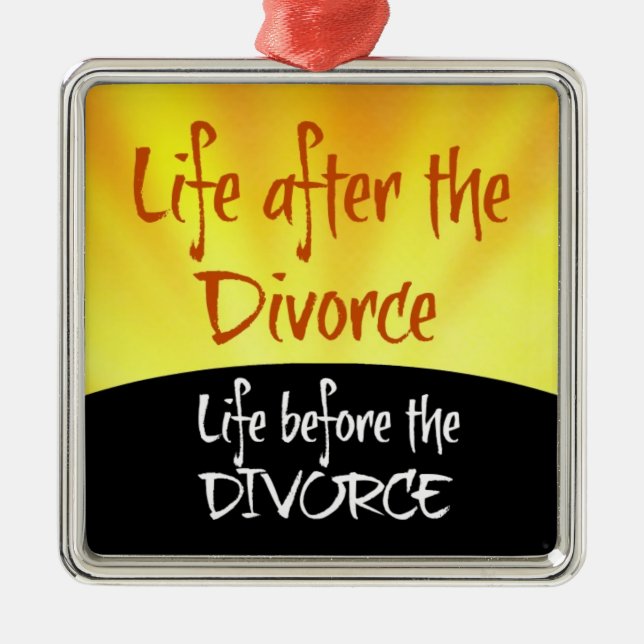 Adorno Metálico La vida después del divorcio (Frente)