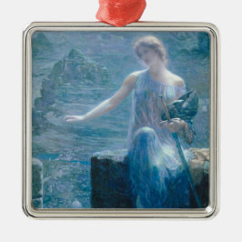 Adorno Metálico La vigilia de Valkyrie (Dama elegante en un castil