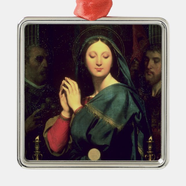Adorno Metálico La Virgen con el anfitrión, 1841 (Frente)