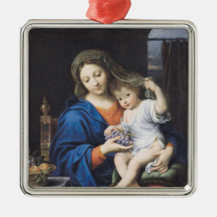 Adorno Metálico La Virgen de las uvas, 1640-50