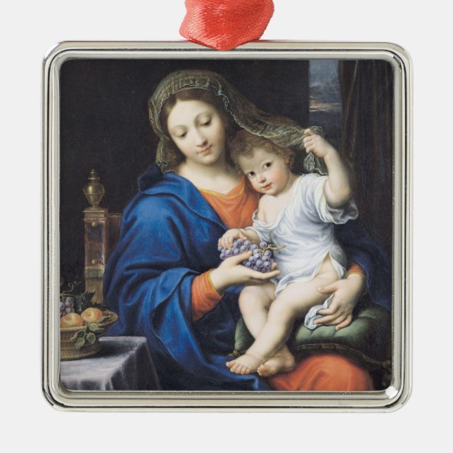 Adorno Metálico La Virgen de las uvas, 1640-50 (Frente)