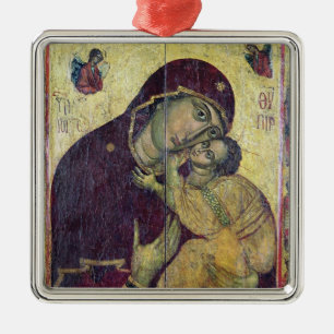 Adorno Metálico La Virgen Eleousa, de Nessebar