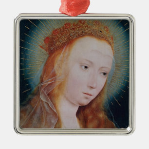 Adorno Metálico La Virgen en el rezo