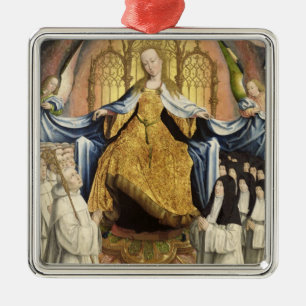 Adorno Metálico La Virgen que abriga la orden de Citeaux