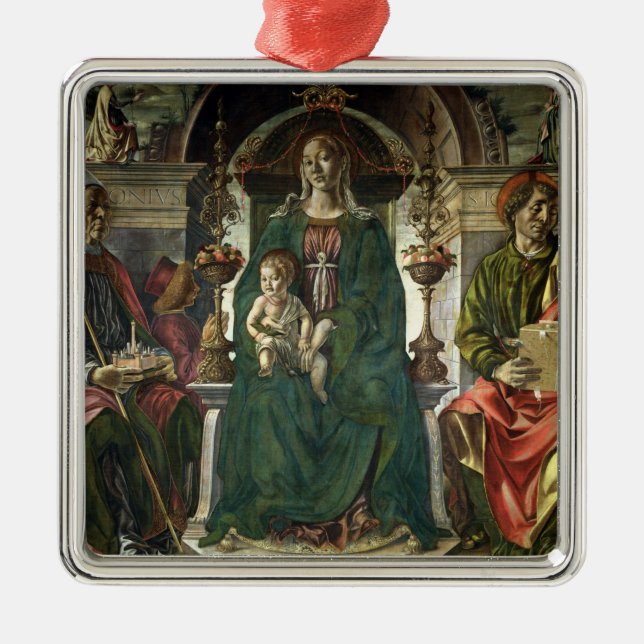 Adorno Metálico La Virgen y los santos, 1474 (Frente)